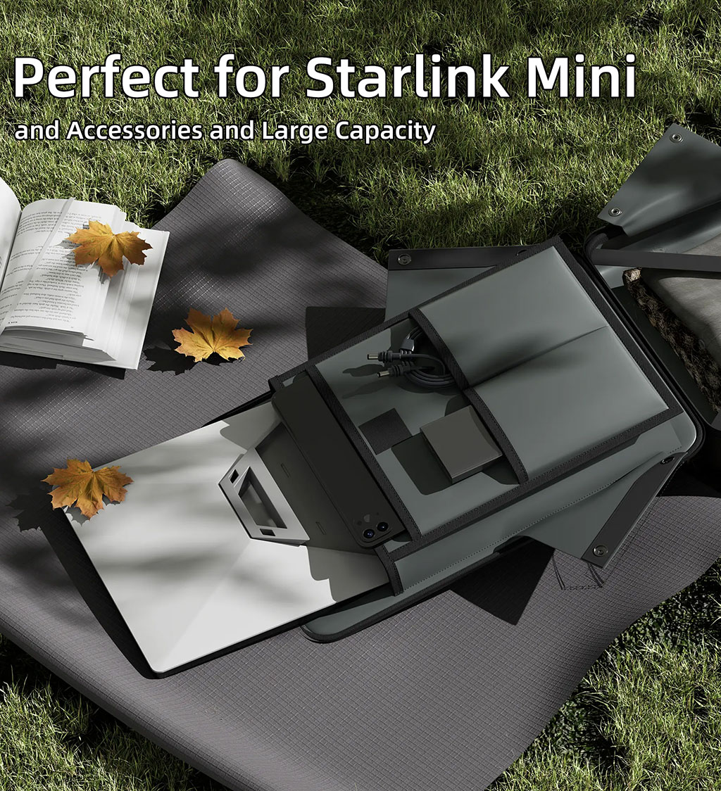 Starlink Mini Travel Backpack - USB Charging Port and TSA Lock - Image 3