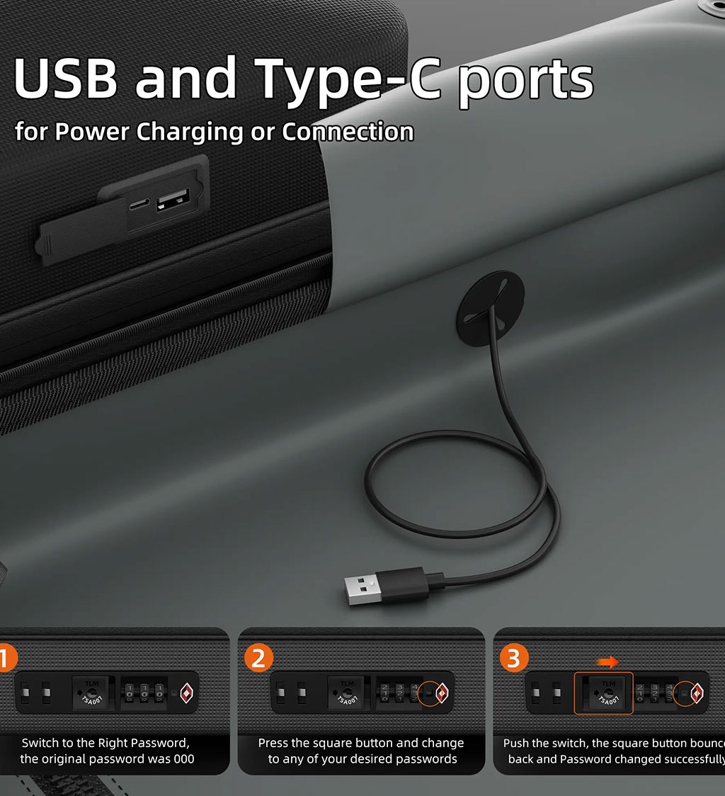 Starlink Mini Travel Backpack - USB Charging Port and TSA Lock - Image 5