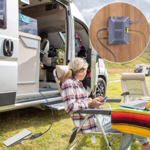 5 In 1 Starlink Mini 180W Step Up GigE PoE Injector Surge Protection With Splitter Compatible With Starlink Mini 5