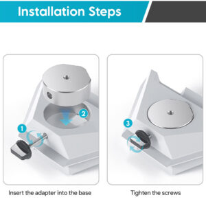 Starlink Mini Aluminium Alloy Tripod Mount Adapter With ¼” – 20 Thread (for New Style Mini Pipe Adapter) 3