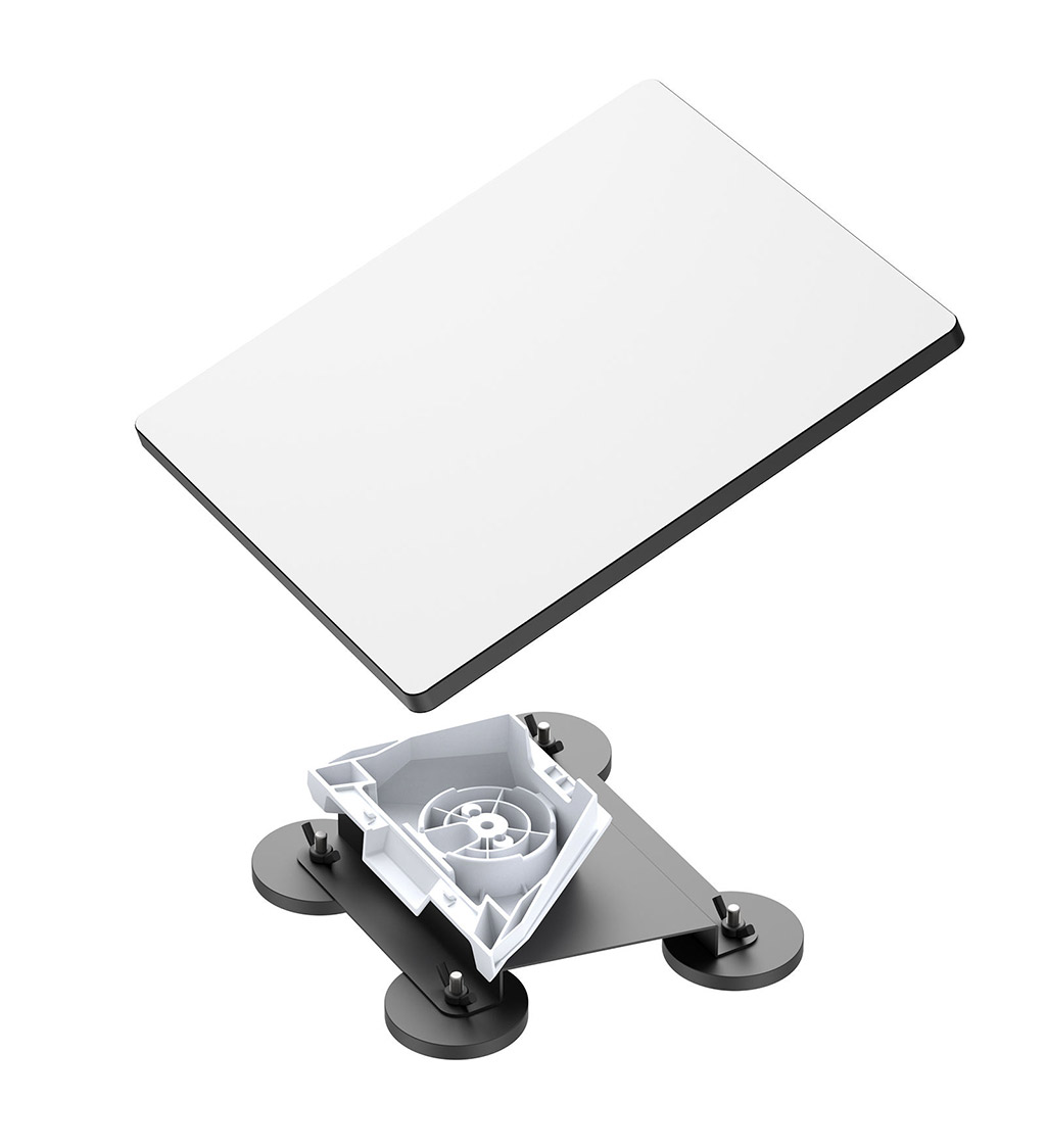 Supporto Magnetico Per Starlink Mini – Base In Lega Di Alluminio Per Tetto Auto, Camper, Barca E Yacht