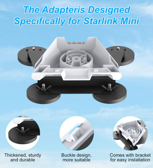 Small Magnetic Rv Starlink Mini Magnetic Mount | No Drilling | AVS