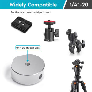 Starlink Mini Aluminium Alloy Tripod Mount Adapter With Quarter Inch – 20 Thread (for New Style Mini Pipe Adapter) 5