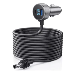 Starlink Mini Cigarette Lighter to DC Power Cable with Voltage Display - 3m/5m