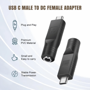 USB C Male To DC Female Power Cable Adapter 3