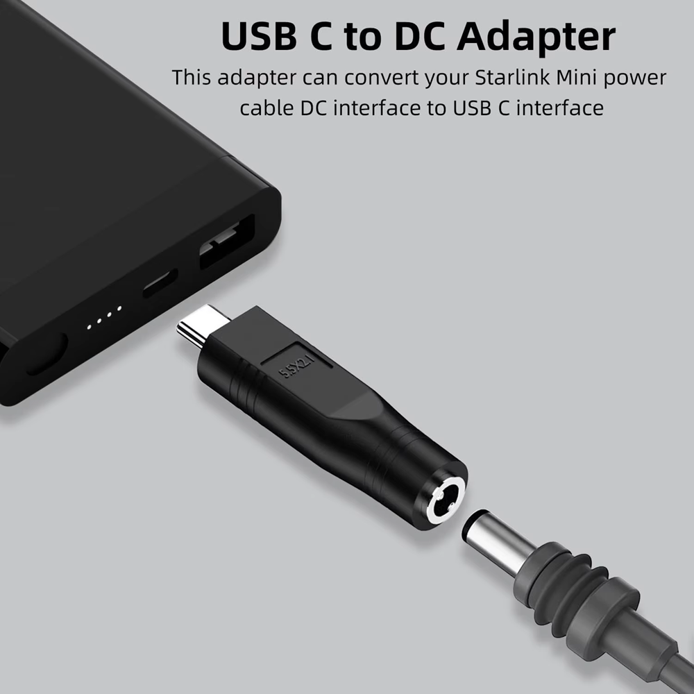 USB C Male To DC Female Power Cable Adapter 4