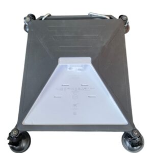 Starlink Mini silicone cover back view black with suction cups