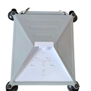 Starlink Mini silicone cover back view grey with suction cups