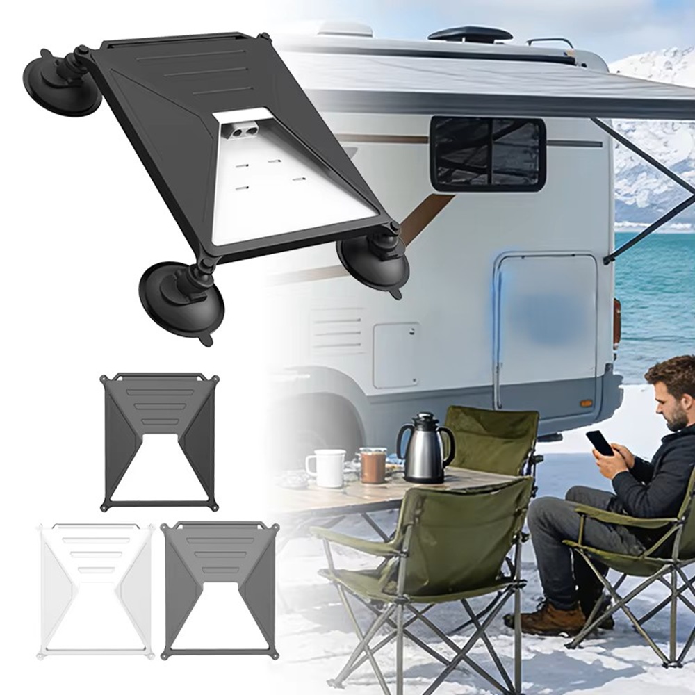 Starlink Mini silicone cover with suction cups black gray white on caravan NZ