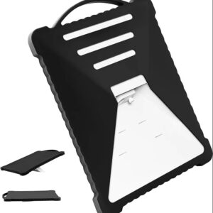 Black silicone sleeve for Starlink Mini with carry handle