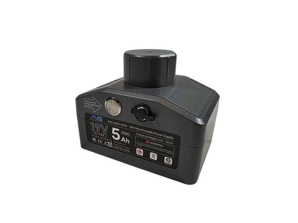 Compact and lightweight AVS Starlink Mini Portable Power Supply at 0.85kg designed for portable off-grid use
