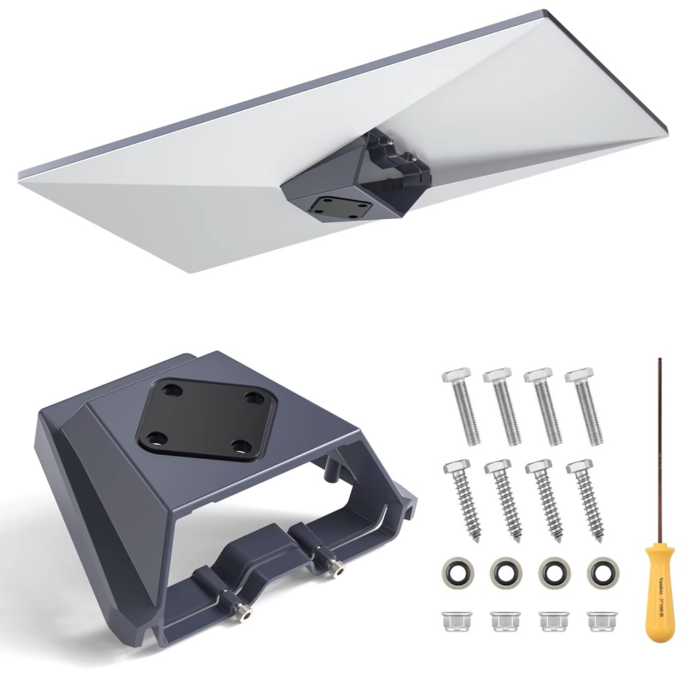 AVS Starlink Gen3 V4 Mobility Mount attached to Starlink dish