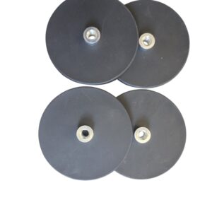 Air Vision Systems 88mm mounting magnets set of 4 showing M8 female threaded holes