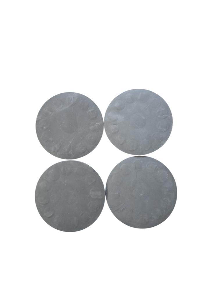 Underside detail of Air Vision Systems 88mm N35 neodymium magnets showing magnetic pole pattern
