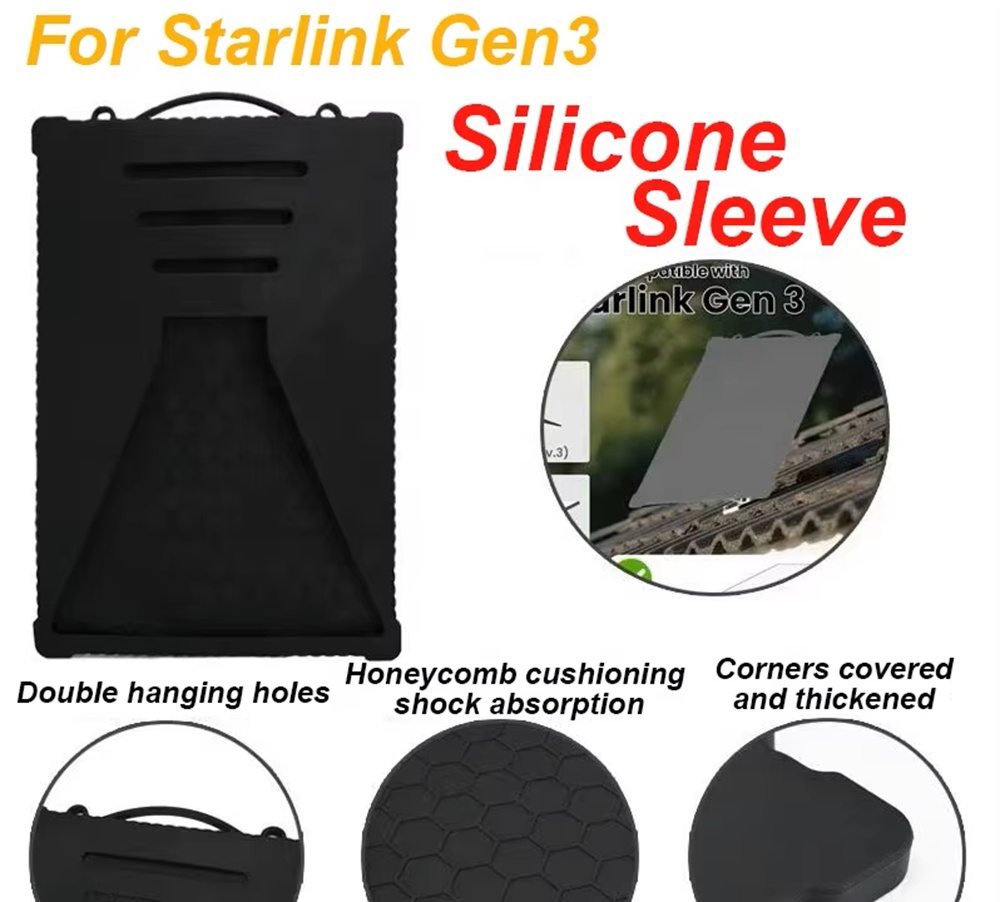 Air Vision Systems Starlink Gen 3 silicone cover features including hanging holes and honeycomb cushioning
