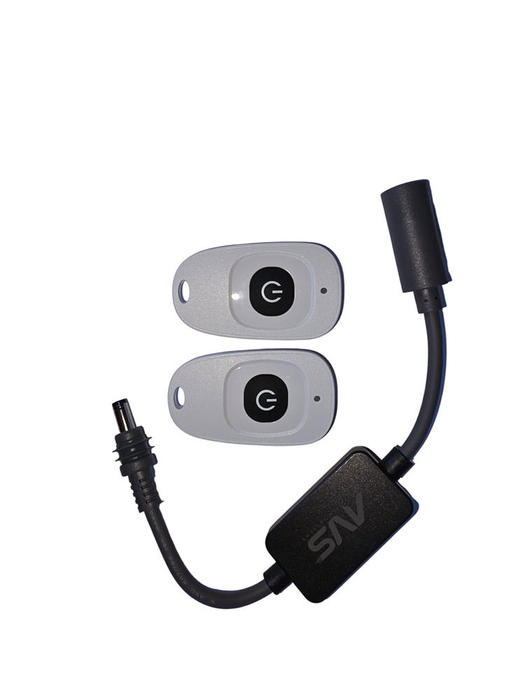 Air Vision Systems Starlink remote power switch power supply end with two included remote fobs
