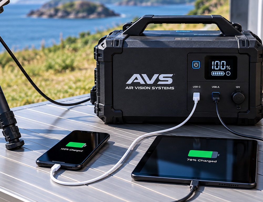 Charging tools and devices from the same setup